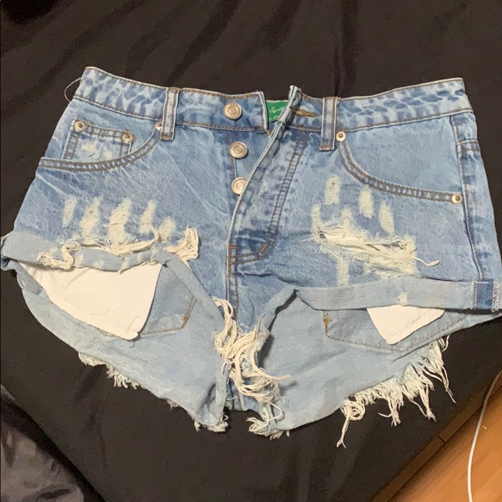 signature 8 denim shorts